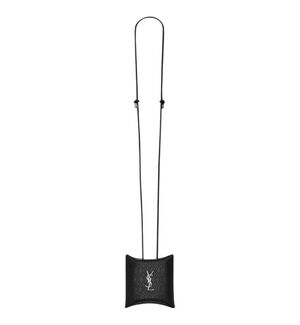 7356 - Saint Laurent Cassandre Leather Airpod Case - Retail $600